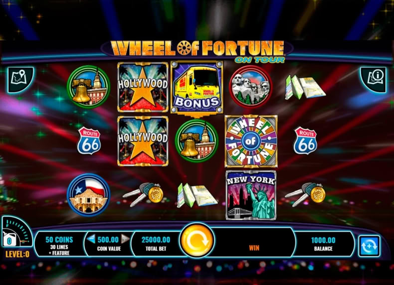 Wheel of Fortune On Tour game - play for free