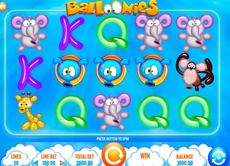 Balloonies game - play for free
