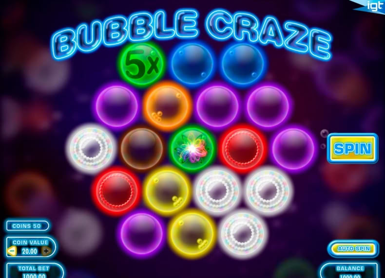 Bubble Craze game - play for free