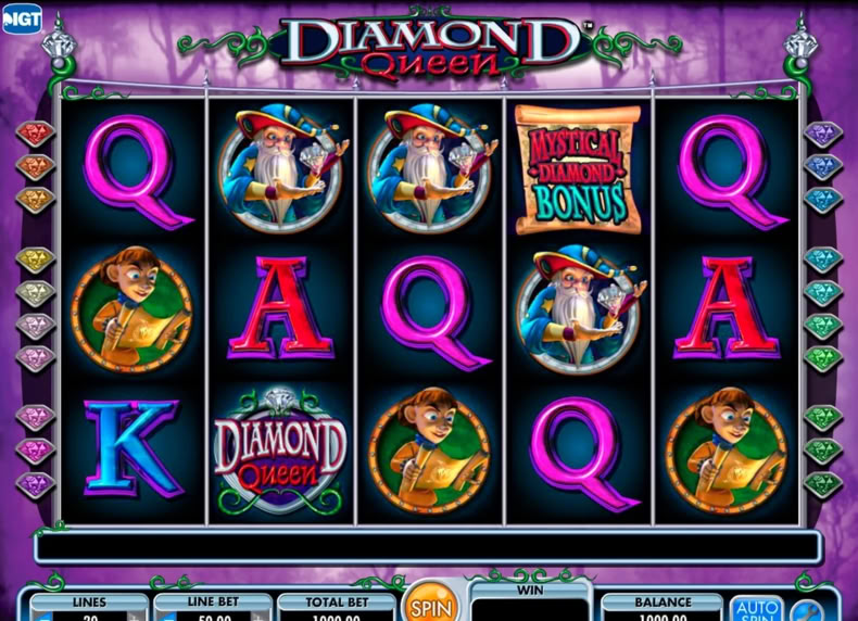 Diamond Queen game - play for free