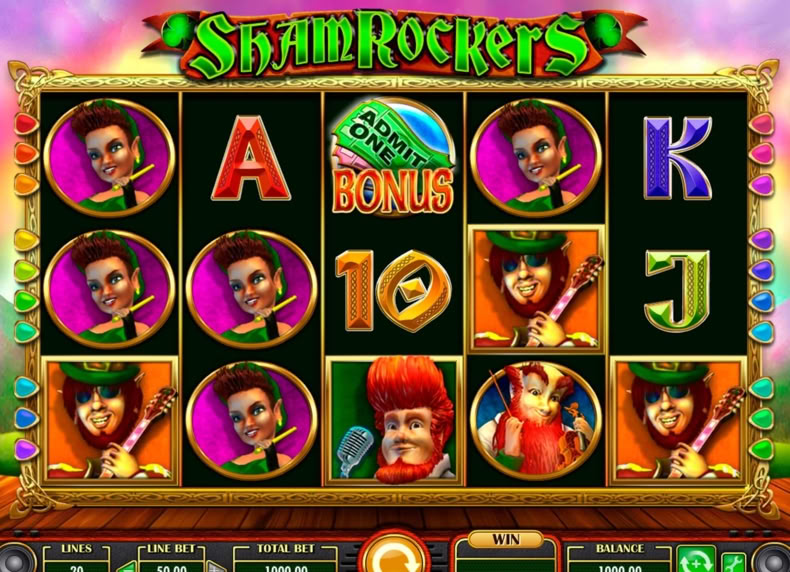 Shamrockers game - play for free