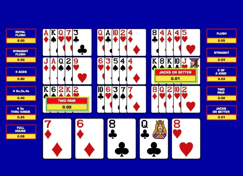 Ten Play Draw Poker game - play for free