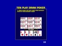 Ten Play Draw Poker