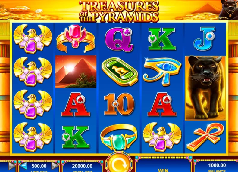 Treasures of the Pyramids game - play for free