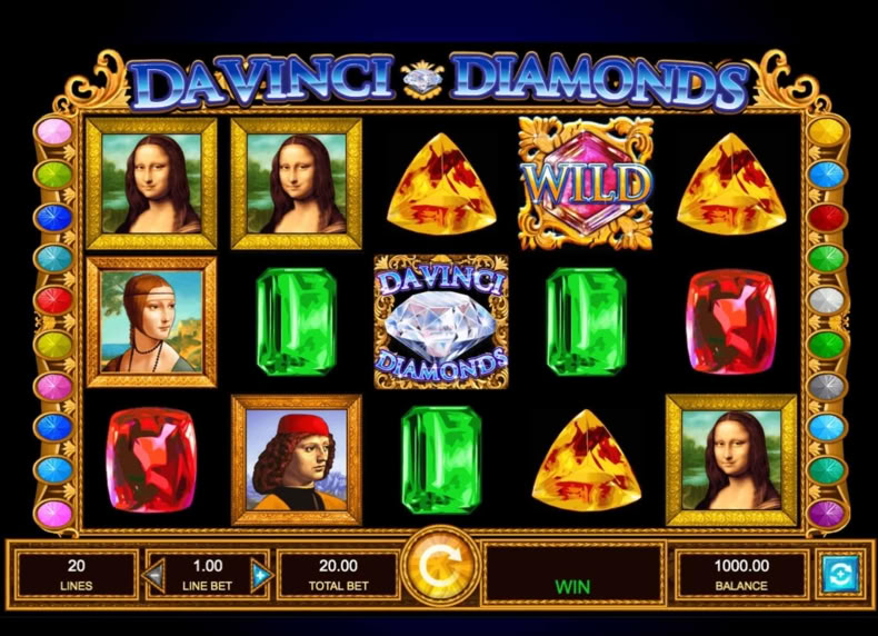 Da Vinci Diamonds game - play for free