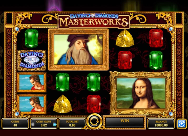 Da Vinci Diamonds Masterworks game - play for free
