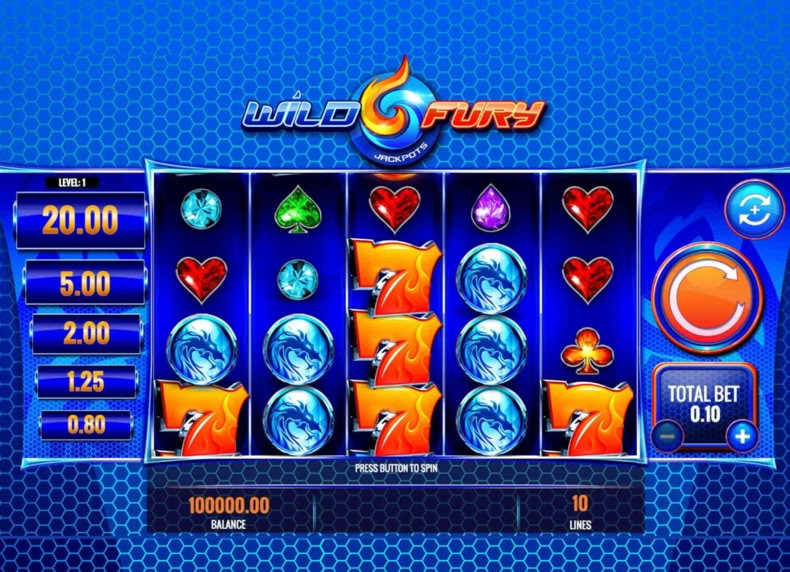 Wild Fury Jackpots game - play for free
