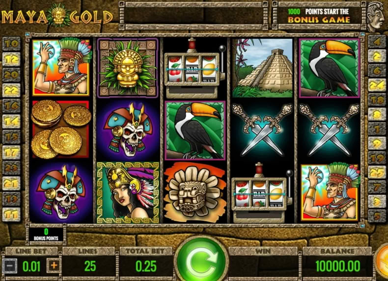 Maya Gold game - play for free