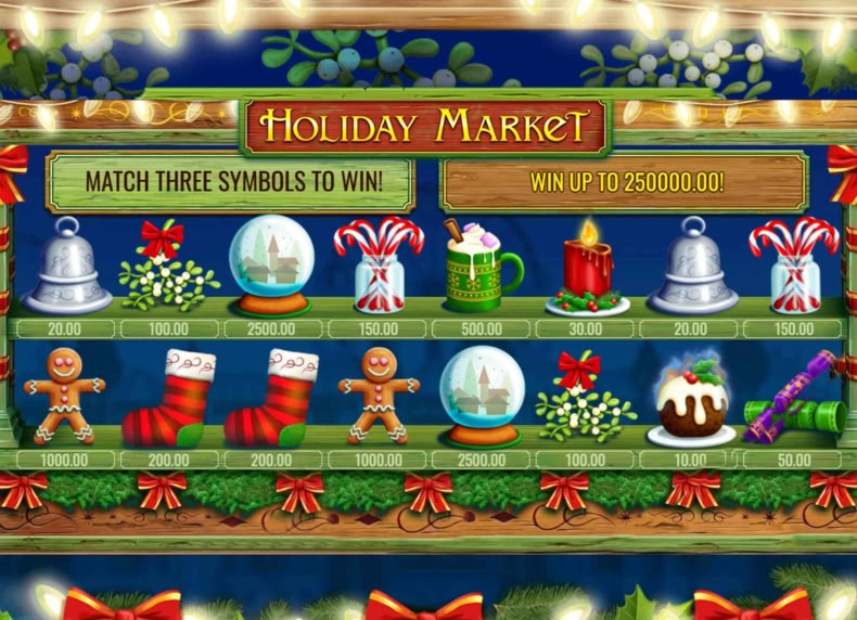 Holiday Market game - play for free