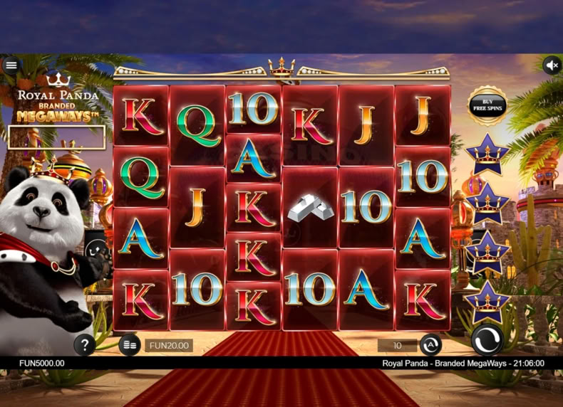 Royal Panda Branded Megaways™ game - play for free