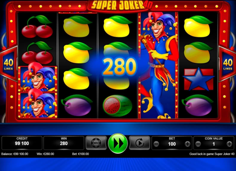 Super Joker 40 game - play for free
