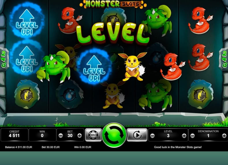 Monster Slots game - play for free
