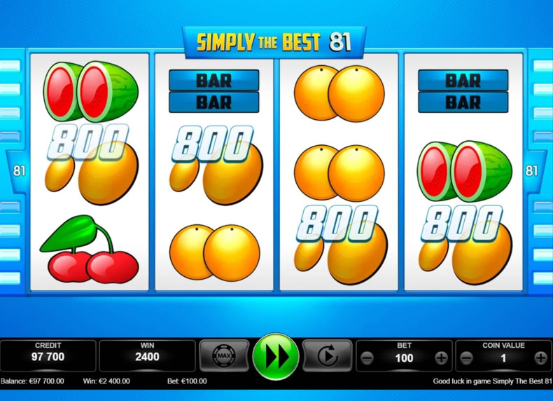Simply the Best 81 game - play for free