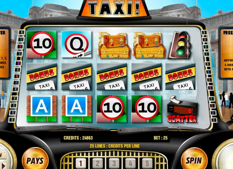 Taxi game - play for free