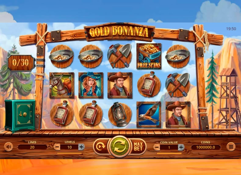 Gold Bonanza game - play for free