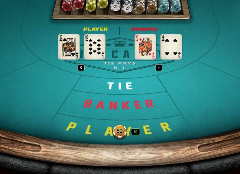 3D Baccarat game - play for free