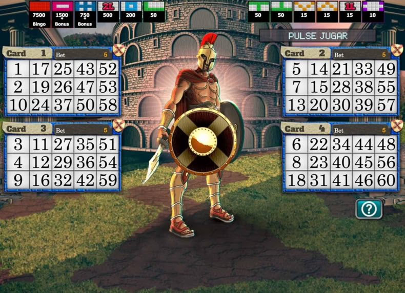 Roma Bingo game - play for free