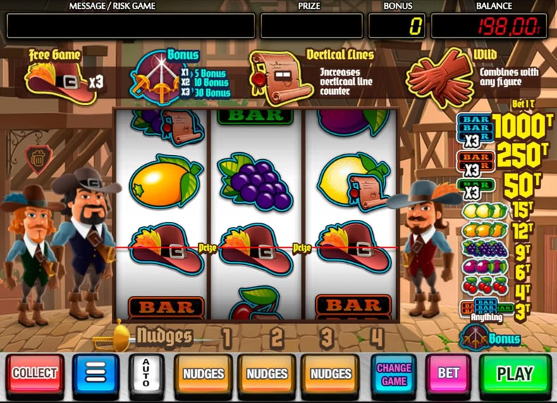 Los Tres Espadachines y el Tesoro del Castillo game - play for free