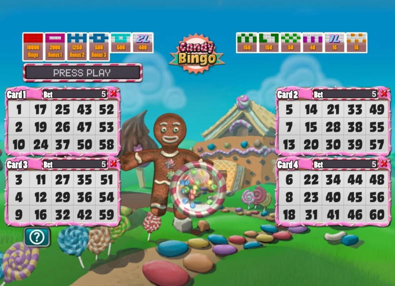 Candy Bingo game - play for free