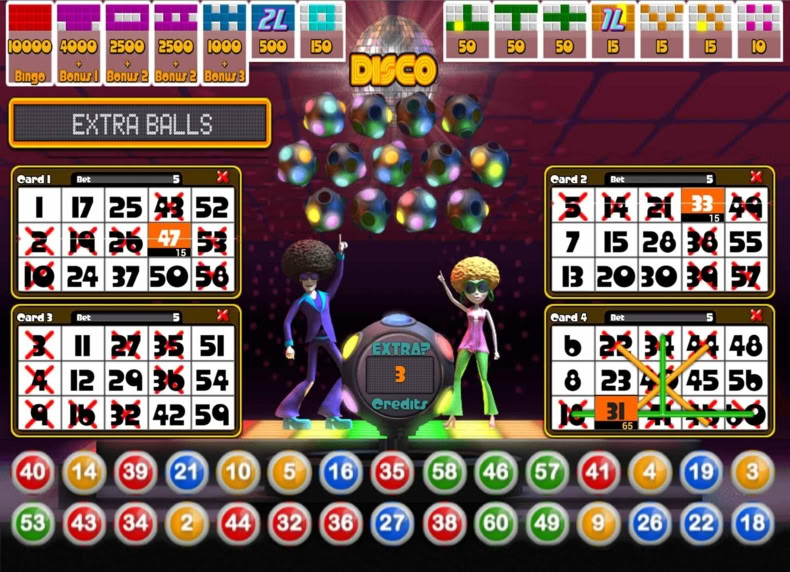 Disco Bingo game - play for free