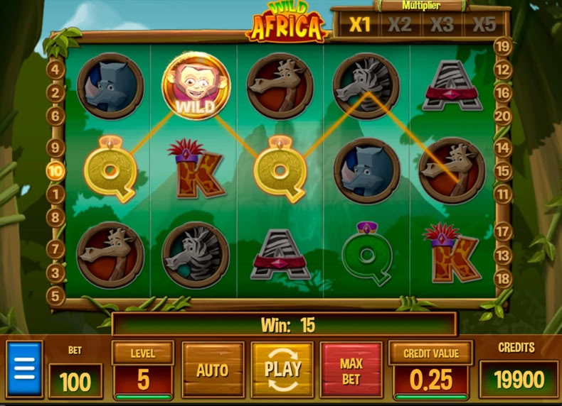 Wild Africa game - play for free
