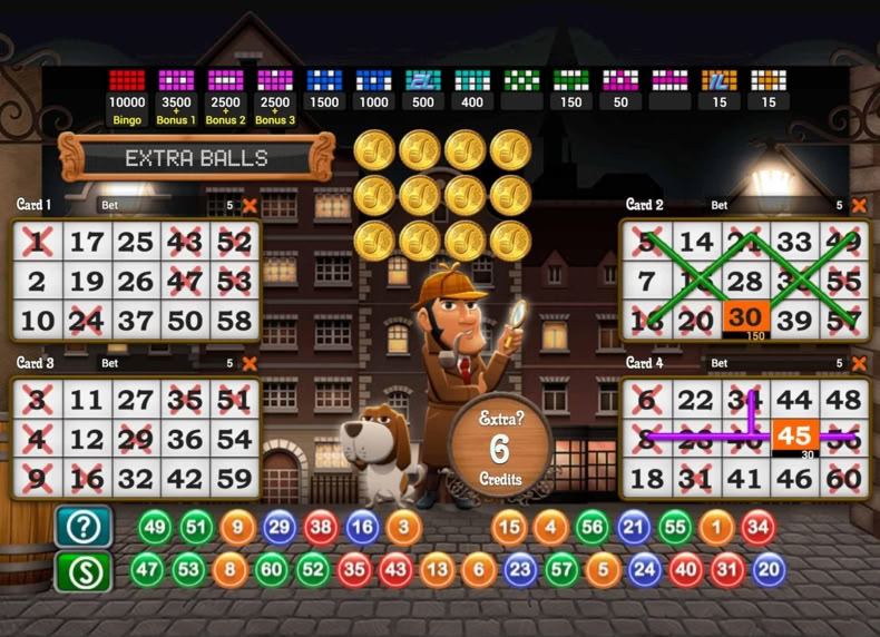 Detective Bingo game - play for free