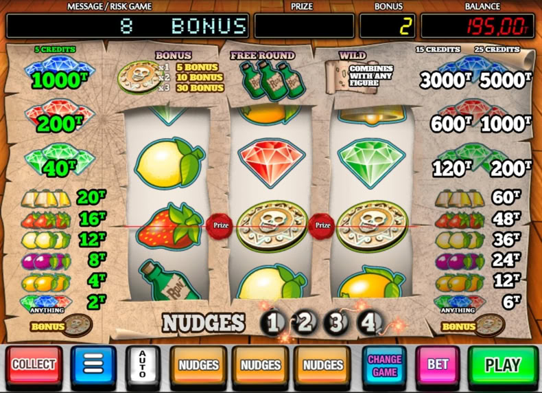 El Tesoro Pirata 5000 game - play for free