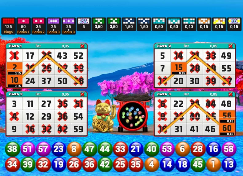 Golden Lucky Cat Bingo game - play for free