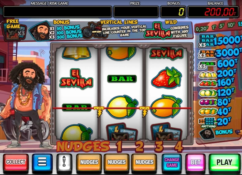El Sevilla game - play for free