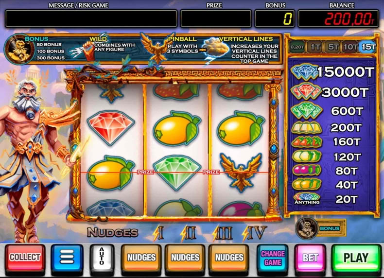 Zeus Fortuna game - play for free