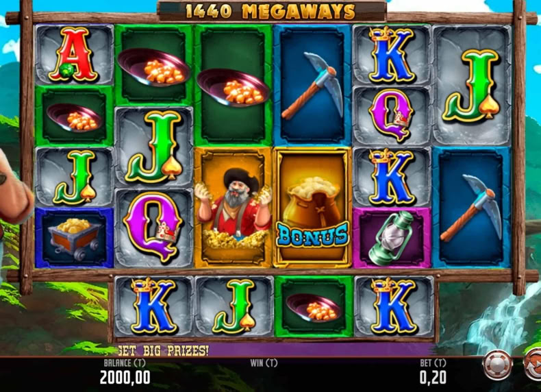 Mina de Oro Mania Megaways game - play for free