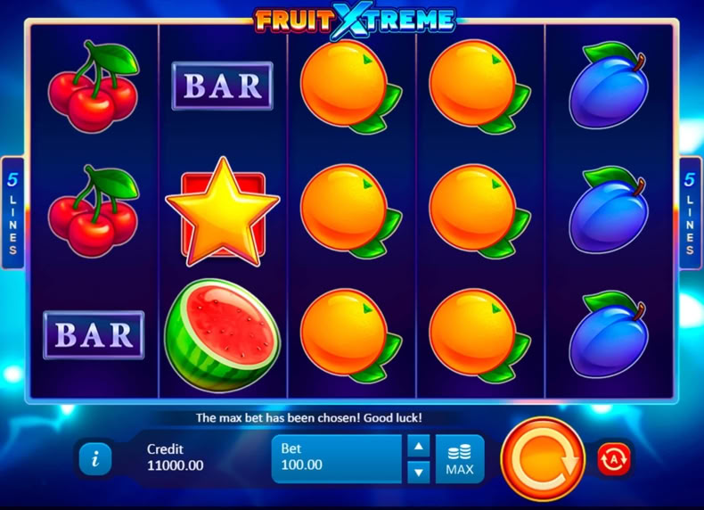 Fruit Xtreme game - play for free