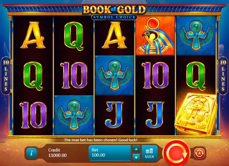 Book of Gold: Symbol Choice game - play for free