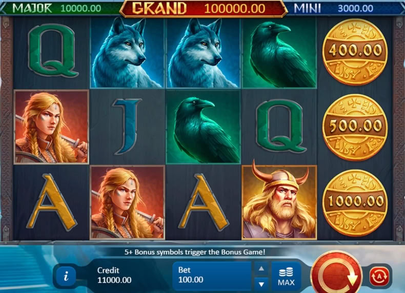Vikings Fortune: Hold and Win game - play for free