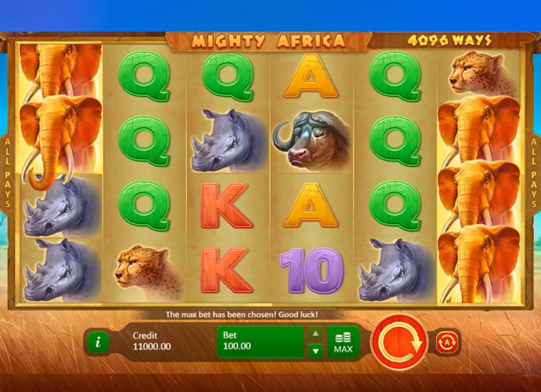Mighty Africa game - play for free