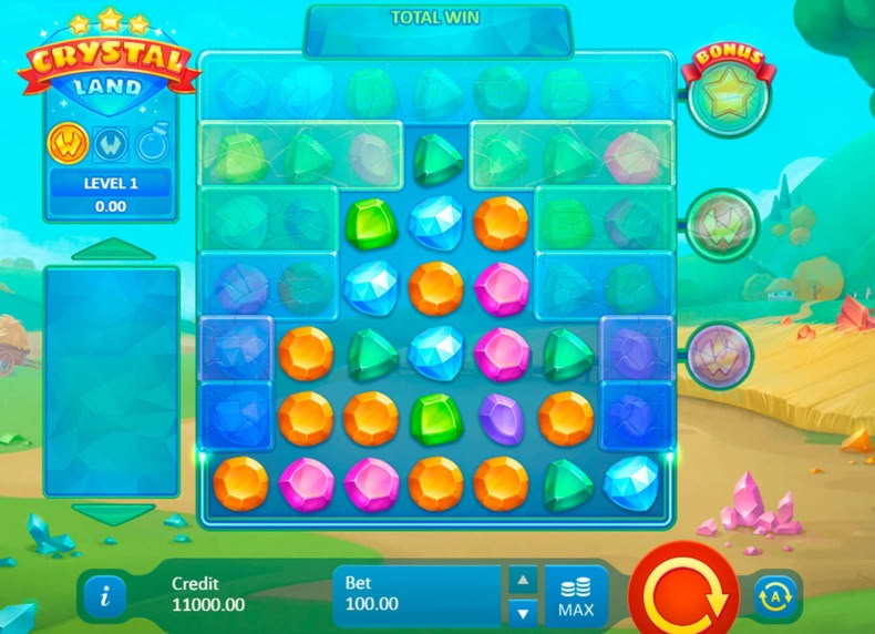 Crystal Land game - play for free