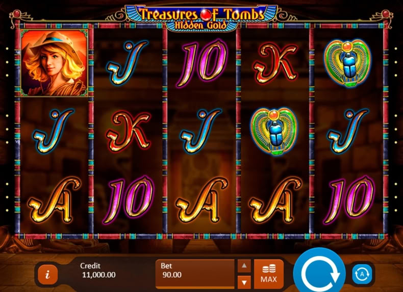 Treasures of Tombs Hidden Gold game - play for free