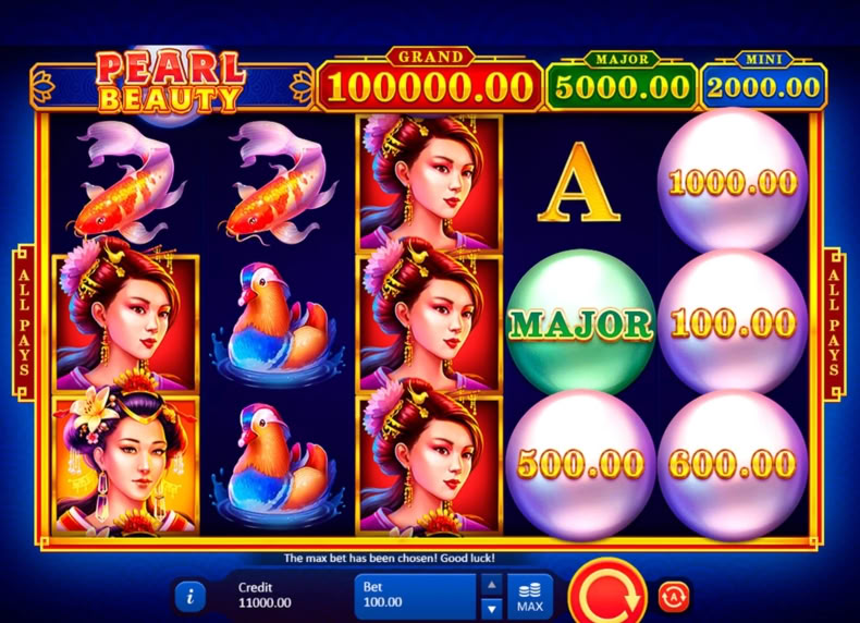 Pearl Beauty: Hold and Win game - play for free