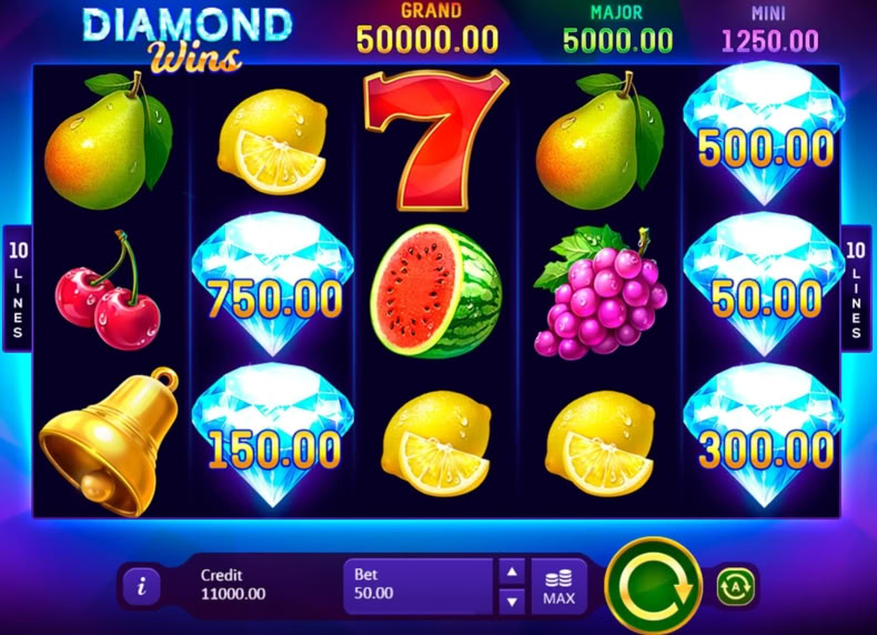 Diamond Wins: Hold & Win game - play for free