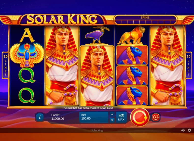 Solar King game - play for free