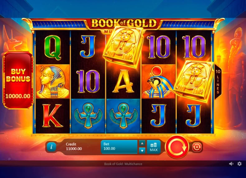 Book of Gold Multichance game - play for free