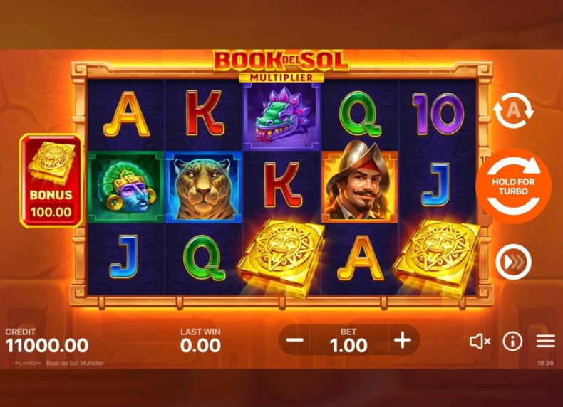 Book del Sol: Multiplier game - play for free