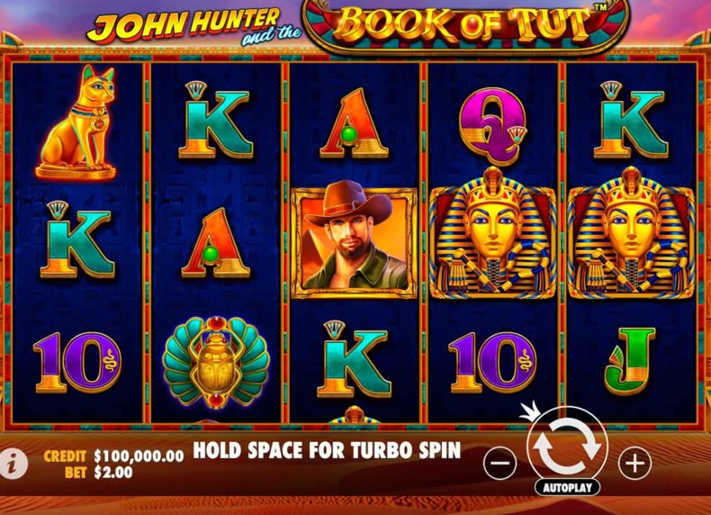 John Hunter and the Book of Tut™ game - play for free