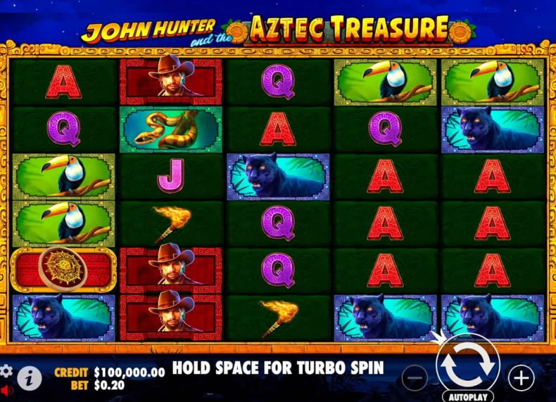 John Hunter and the Aztec Treasure™ game - play for free