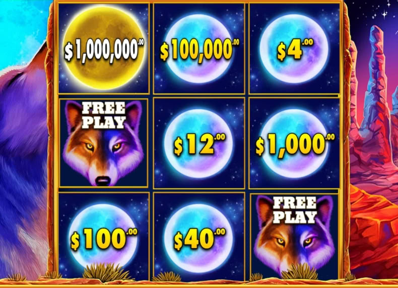 Wolf Gold Scratchcard game - play for free