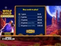 Wolf Gold Scratchcard