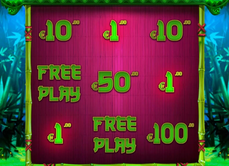 Panda Gold Scratchcard game - play for free
