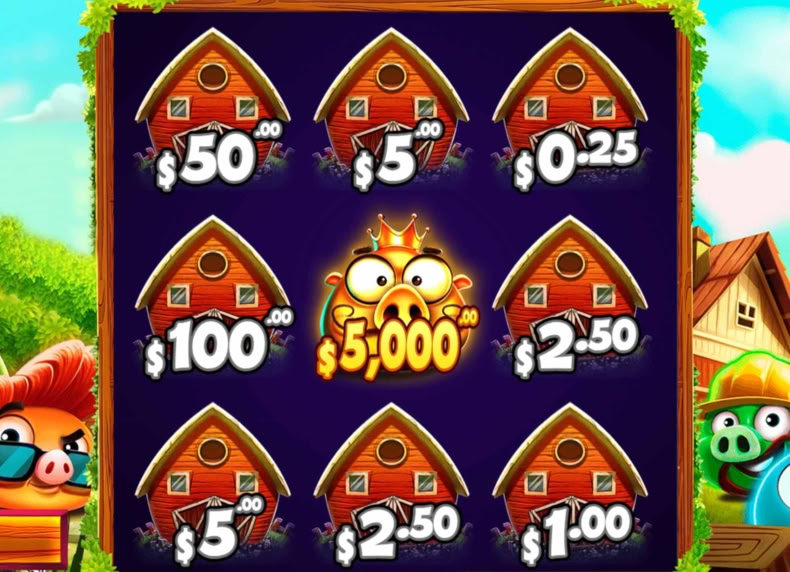 7 Piggies Scratchcard game - play for free