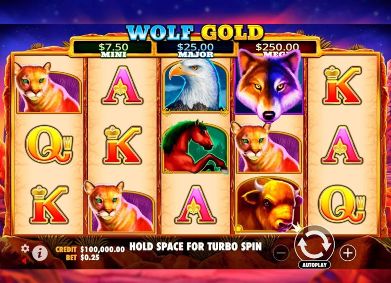 Wolf Gold™ game - play for free