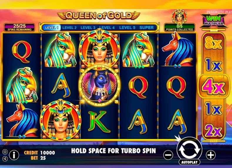 Queen of Gold™ game - play for free